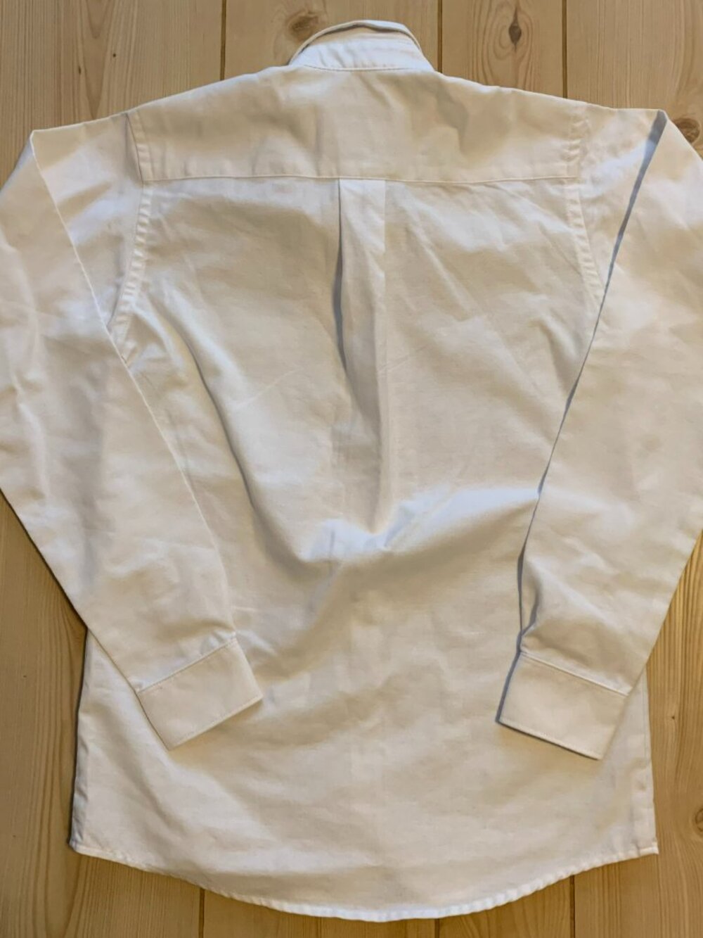 Vintage 90s School Apparel White Button-Down Long Sleeve Shirt Uniform Size 14 - Picture 5 of 5